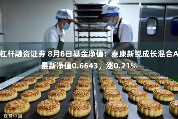 杠杆融资证券 8月8日基金净值：泰康新锐成长混合A最新净值0.6643，涨0.21%